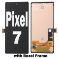 Google Pixel 7 OLED Display and Touch Screen Assembly with Frame [Black][Refurb]