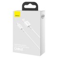 Baseus Superior Series Fast Charging Data Cable USB to iP 2.4A 1m White