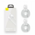 Baseus Simple Wisdom Data Cable Kit USB to iP 2.4A (2PCS/Set）1.5m White