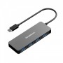 SIMPLECOM CH320 Ultra Slim Aluminium USB 3.1 Type C to 4 Port USB 3.0 Hub