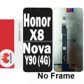 Huawei Honor X8/Nova Y90 (4G) (NF) LCD touch screen (Original Service Pack) [Black] H-189