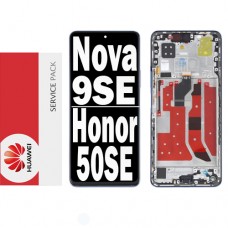Huawei Nova 9 SE (4G)/5G (2022) // Honor 50 SE (5G) (2021) (NF) LCD touch screen (Original Service Pack) [Black] H-192