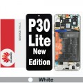 Huawei P30 Lite New Edition (2020) LCD touch screen with frame (Original Service Pack) [PEARL WHITE] 02353FQB