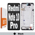  Xiaomi Redmi Note 10 Pro 4G LCD touch screen with frame (Original Service Pack) [Black/Tarnish] 56000200K600