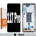  Xiaomi 11T Pro LCD touch screen with frame (Original Service Pack) [Black] 5600030K3S00/56000E0K3S00