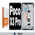  Xiaomi Poco X3 Pro/ X3/ X3 NFC (2021) LCD touch screen with frame (Original Service Pack) [Blue] 560003J20S00