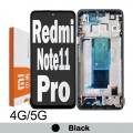  Xiaomi Redmi Note 11 Pro 4G / Pro 5G LCD touch screen with frame (Original Service Pack) [Black] 5600010K6S00
