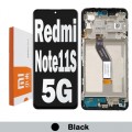 Xiaomi Redmi Note 11S 5G LCD touch screen with frame (Original Service Pack) [Black] 560001K16B00
