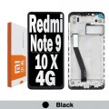 Xiaomi Redmi Note 9 (4G) / Redmi 10X 4G (2020) LCD / OLED touch screen with frame (Original Service Pack) [Midnight Gray] 560003J15S00 X-393