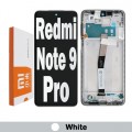 Xiaomi Redmi Note 9 Pro LCD touch screen with frame (Original Service Pack) [White] 560002J6B200