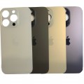 iPhone 14 Pro Back Cover Glass with Big hole [White]