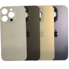 iPhone 14 Pro Back Cover Glass with Big hole [White]