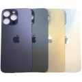 iPhone 14 Pro Max Back Cover Glass with Big hole [White]