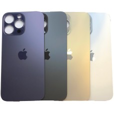 iPhone 14 Pro Max Back Cover Glass with Big hole [White]
