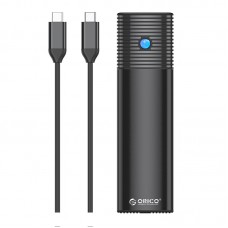 Orico USB3.2 Gen2 Type-C M.2 NVMe SSD Enclosure, 10Gbps, 4TB support, Black reader