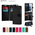 Goospery Mansoor Diary Case for Samsung Galaxy S23 Plus SM-S916 [Black]