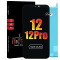 iPhone 12 / 12 Pro OLED and Touch Screen Assembly [High-End Aftermarket][iTruColor][Hard OLED][100% Warranty][Black]