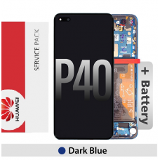 Huawei P40 LCD touch screen with frame (Original Service Pack) [Blue] 02353MFU