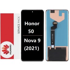 Huawei Honor 50 / Nova 9 (2021) LCD and touch screen (Original Service Pack)(NF) [Black] H-211
