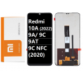 Xiaomi Redmi 10A (2022)/ 9A/ 9C/ 9AT/ 9C NFC (2020) LCD and touch screen (Original Service Pack)(NF) [Black] X-350