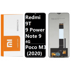 Xiaomi Redmi 9T / 9 Power / Note 9 4G // Pooc M3 (2020) LCD and touch screen (Original Service Pack)(NF) [Black] X-352