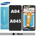 Samsung Galaxy A045 A04 LCD and touch screen with frame (Original Service Pack) [Black] GH81-22731A S-919