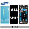 Samsung Galaxy A145P/A145R A14 LCD and touch screen with frame (Original Service Pack) [Black] GH81-23540A/A23541A S-929