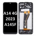 Samsung Galaxy SM-A145F (A14 4G 2023) LCD and touch screen With Frame (Original Service Pack) [Black] GH82-31184A/31185A S-930