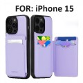 Goospery Balance Fit Diary Case for  iPhone 15 [Purple]