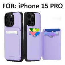 Goospery Balance Fit Diary Case for  iPhone 15 Pro [Purple]
