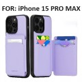 Goospery Balance Fit Diary Case for  iPhone 15 Pro Max [Purple]