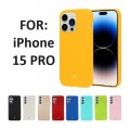 Mercury Goospery Jelly Case for iPhone 15 Pro [Gold]