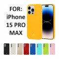 Mercury Goospery Jelly Case for iPhone 15 Pro Max [Navy]