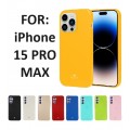 Mercury Goospery Jelly Case for iPhone 15 Pro Max [Lime]