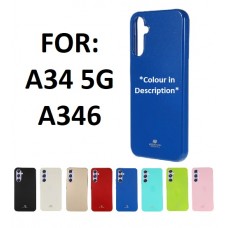 Mercury Goospery Jelly Case for Samsung A34 5G A346 [Mint]