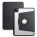 360 Rotate Cover Case with Clear Back and Pencil Holder For iPad 10.9"  [Black]