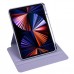 360 Rotate Cover Case with Clear Back and Pencil Holder For iPad 10.9" [Light Blue]