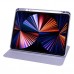 360 Rotate Cover Case with Clear Back and Pencil Holder For iPad 10.2"/10.5" [Black]
