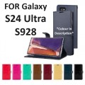 Mercury Goospery BLUEMOON DIARY Case for Samsung S928 S24 Ultra (Black)