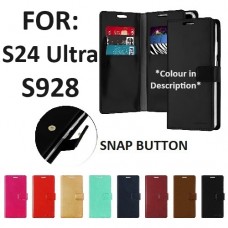 Mercury Goospery Mansoor DIARY Case for Samsung S928 S24 Ultra (Gold) Mercury Goospery Mansoor DIARY Case for Samsung S928 S24 Ultra (Gold)