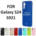 Mercury Goospery Jelly Case for Samsung S921 S24 (White)