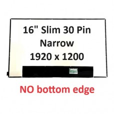 16.0" 1920*1200 30 pin Narrow Connector Laptop Screen without Bottom edge NV160WUM-N42 NV160WUM-N45 N160JCA-EEK N160JCA-GE1