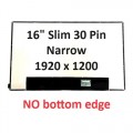 16.0" 1920*1200 Slim 30 pin Narrow Connector Laptop Screen without Bottom edge NV160WUM-N42