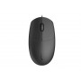 RAPOO N100 Wired USB Optical 1600DPI Mouse Black