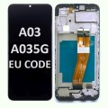 Samsung SM-A035G (A03-2022) EURO CODE LCD touch screen (Original Service Pack) with frame [Black] GH81-21626A S-915