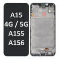 Samsung SM-A155/A156 (A15 4G/5G 2023) LCD touch screen (Original Service Pack) with frame [Black] GH82-33637A/33638A/33831A