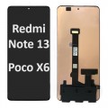 Xiaomi Redmi Note 13 Pro 5G // Poco X6 5G (2023) (NF) LCD touch screen (Original Service Pack) [Black] X-496