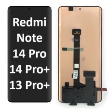 Xiaomi Redmi Note 14 Pro 5G / 14 Pro+ 5G (2024) // Note 13 Pro+ 5G (2023) LCD touch screen NF (Original Service Pack) [Black] X-538 X-497
