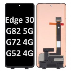 Motorola Edge 30 5G / Moto G82 5G / G72 4G / G52 4G (2022) (NF) LCD touch screen (Original Service Pack) [Black] MT-054