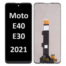 Motorola Moto E40 / E30 4G (2021) (NF) LCD touch screen (Original Service Pack) [Black] MT-063